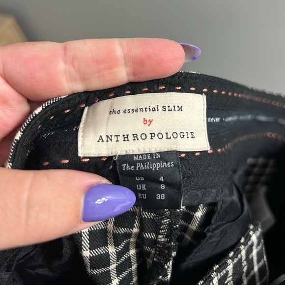 Anthropologie The Essential Slim Cropped Pants - Picture 4 of 10